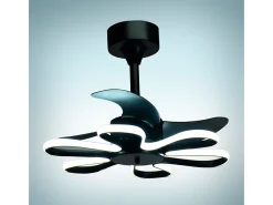Ventilador de techo Enebro Bel Air DC LED 30+30W negro Ø53x41 cm