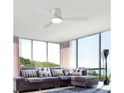 Ventilador de techo Mistral Bel Air 48W 3 aspas con luz LED blanco Ø130 cm