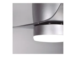 Ventilador de techo Nasim Lumit 16W 3 aspas con luz LED plateado Ø132 cm