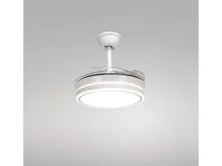 Ventilador de techo New Asgard Mini Bel Air 48W 4 aspas retráctiles blanco Ø91 cm