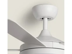 Ventilador de Techo Silencioso Patroclo Blanco 106cm Motor DC Blanco CCT Con Luz Mando a Distancia Wifi: False