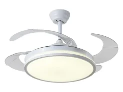 Ventilador de techo Toronto Bel Air 72W 4 aspas retráctiles mando a distancia blanco Ø108 cm