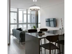 Ventilador de techo Trio Bel Air 72W aspas retráctiles mando a distancia blanco Ø108 cm