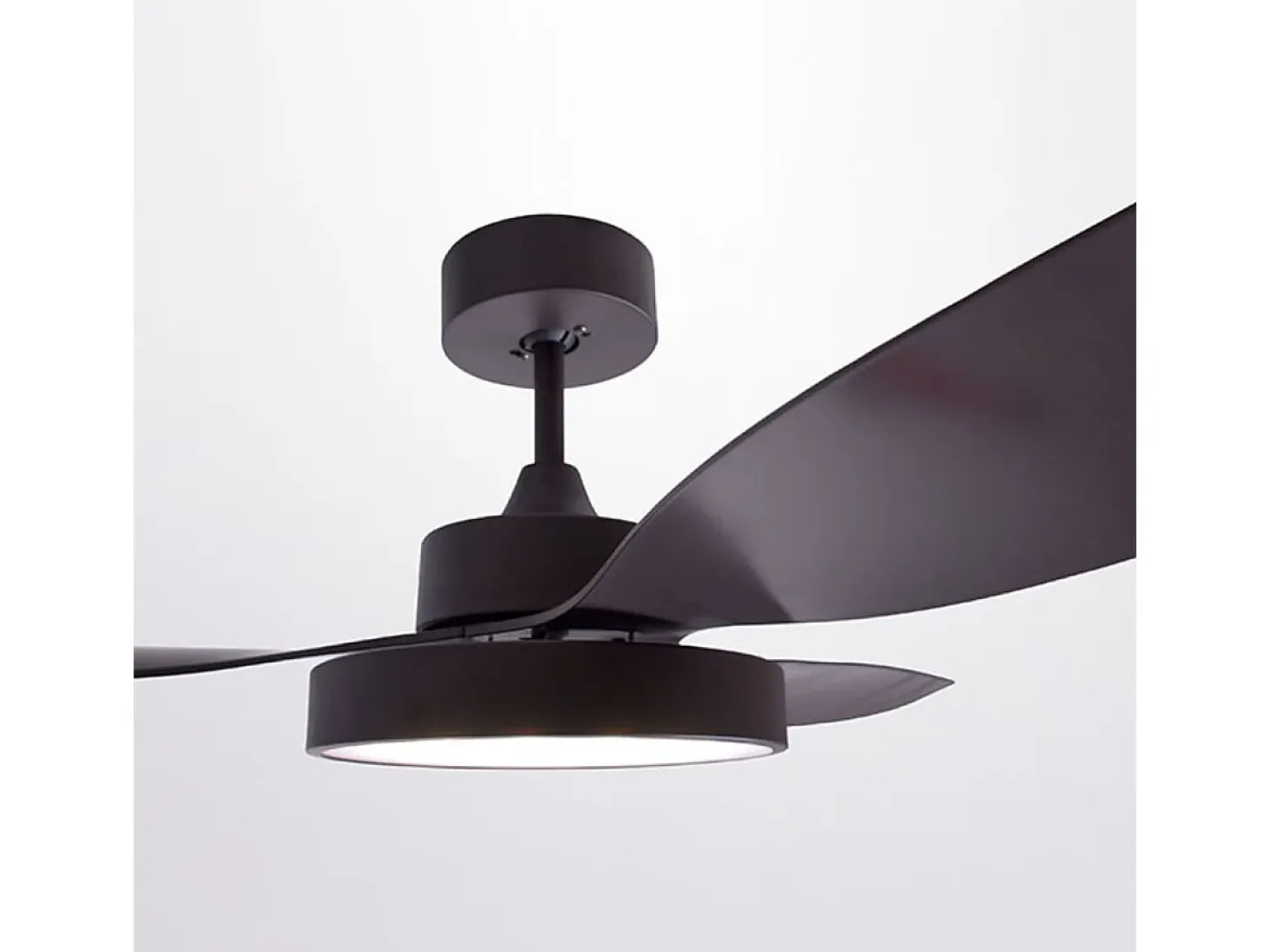 Ventilador de techo Tulum Shakespear 25W 3 aspas mando a distancia marrón Ø120 cm