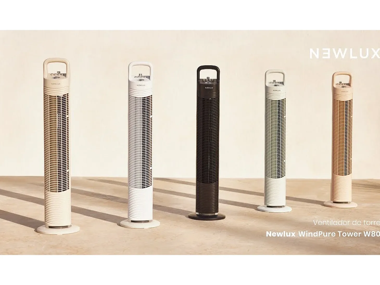 Ventilador de Torre W80 Negro - Newlux
