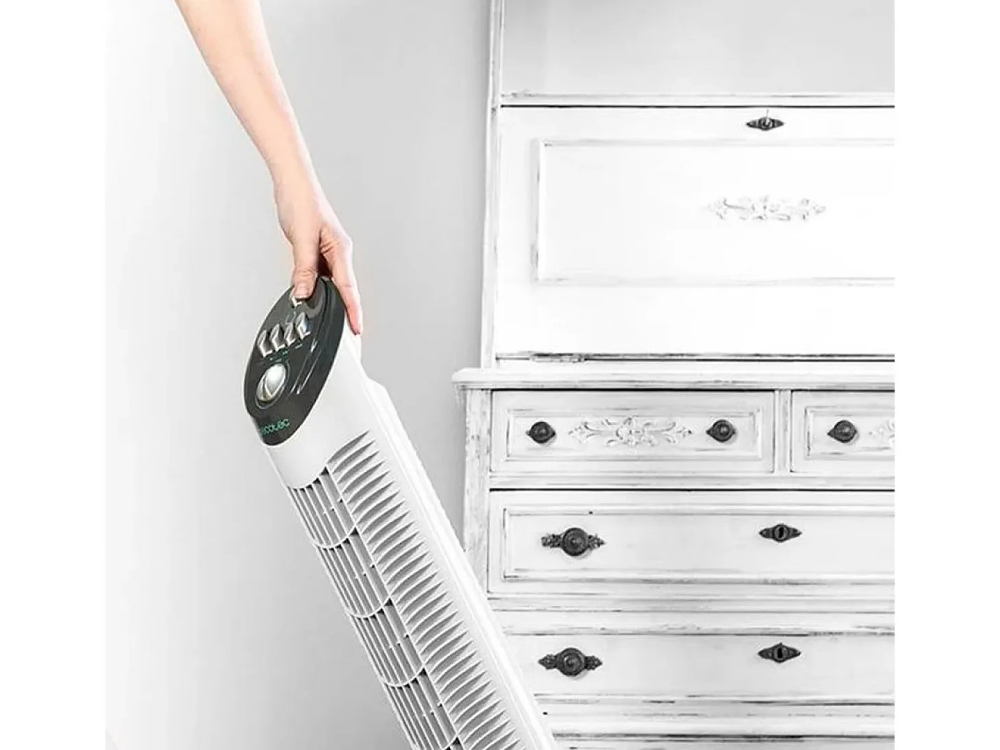 Ventilador de torre Cecotec EnergySilence 790 Skyline 50W blanco 76 cm