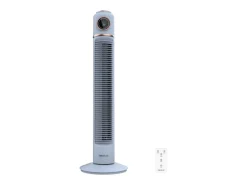 Ventilador de torre Cecotec EnergySilence 1090 Skyline Retro Smart 40W oscilante azul