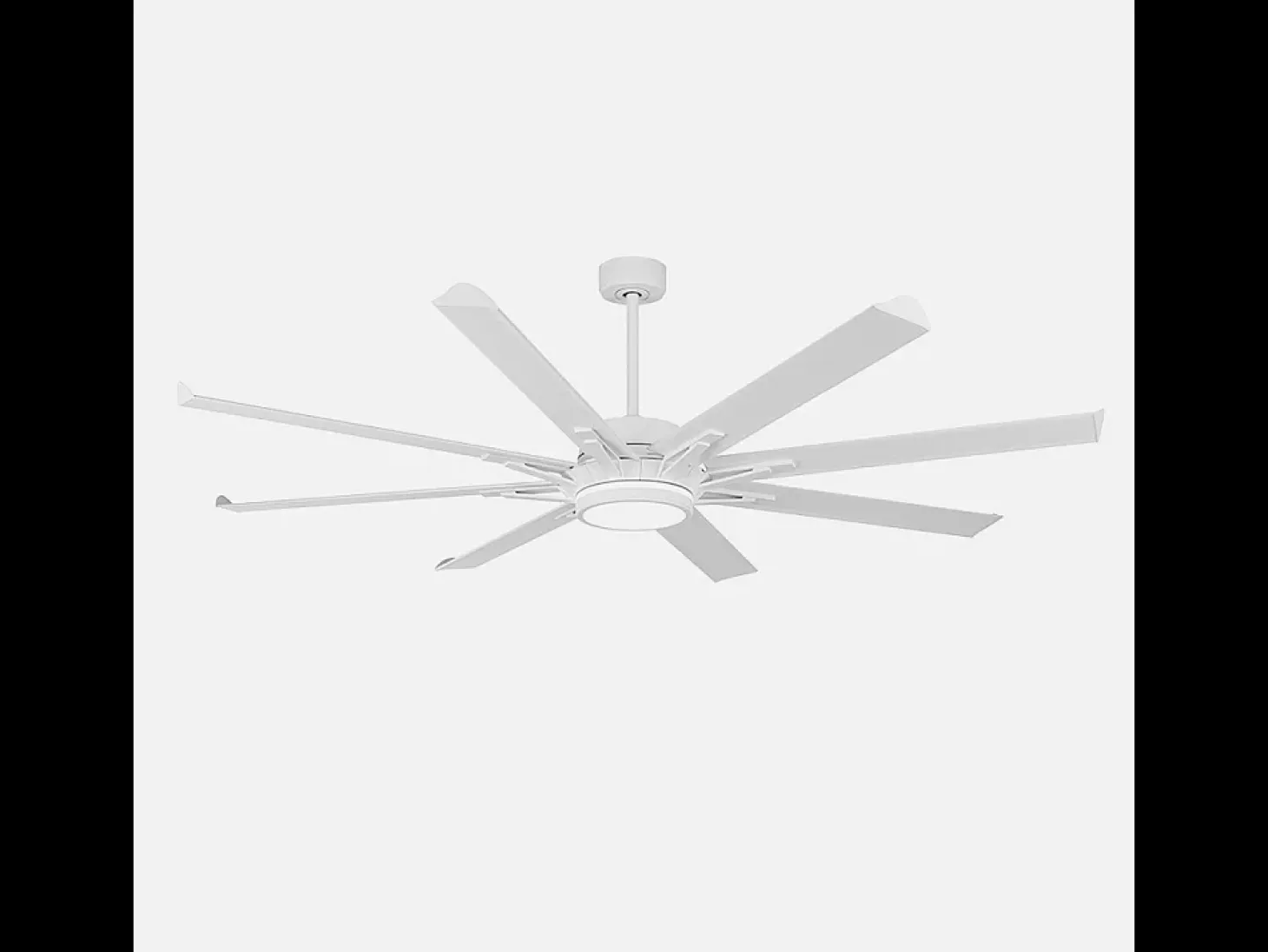 Ventilador Extragrande Dc Grado Blanco Led Doble Luz Con Cct