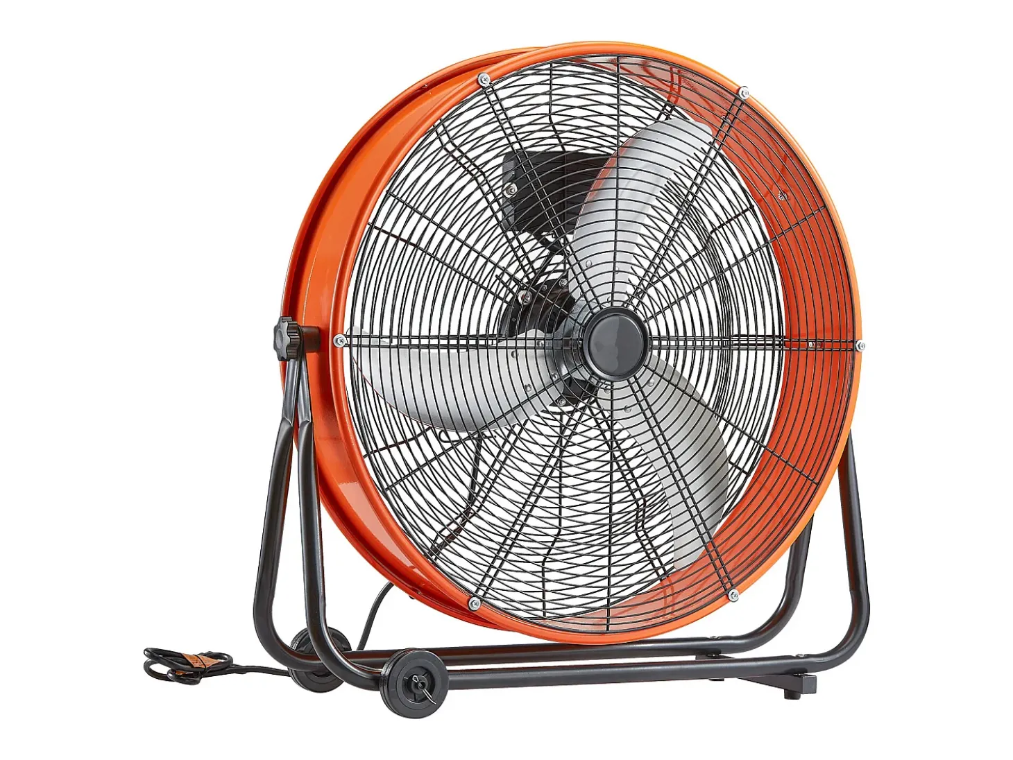 Ventilador SucceBuy de Tambor Industrial de 61 cm con Temporizador Conveniente y 3 Velocidades Ajustables - Perfecto para Grandes Espacios como Almacenes y Garajes