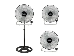 Ventilador Tramontana Helios Home 55W 3 en 1 negro Ø50 cm