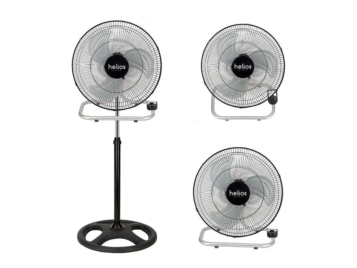 Ventilador Tramontana Helios Home 55W 3 en 1 negro Ø50 cm