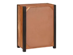 Vitrina 2 piezas Marrón 110 x 30 x 75 cm Madera maciza de Acacia