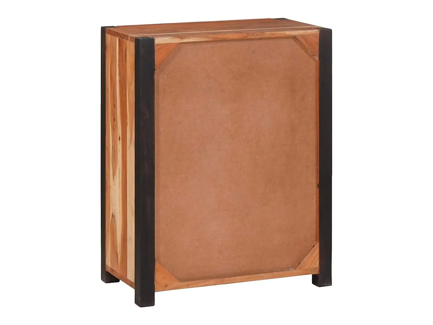 Vitrina 3 piezas Marrón 110 x 30 x 75 cm Madera maciza de Acacia