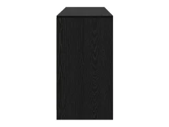 Vitrina 3 piezas Roble negro 70 x 41 x 75 cm Madera contrachapada