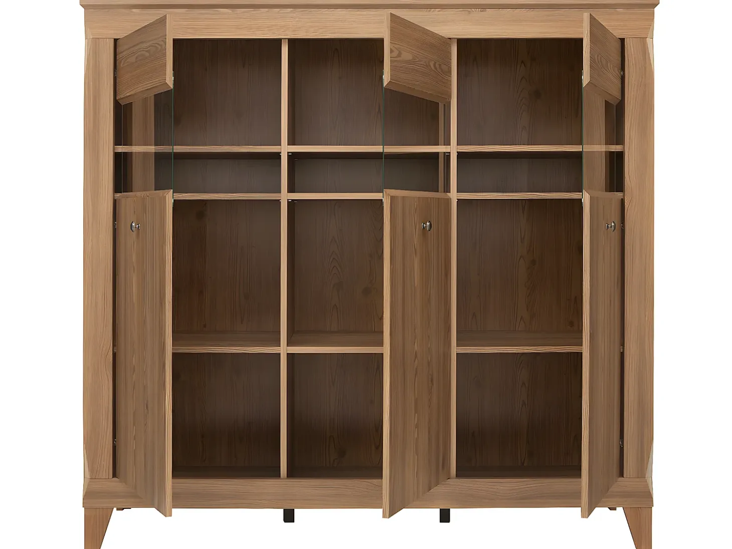 Vitrina baja 3 puertas Raya Madera