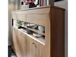 Vitrina baja 3 puertas Raya Madera