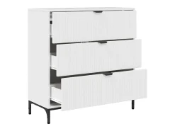 Vitrina Blanco brillante 79.5 x 33 x 82 cm Madera contrachapada