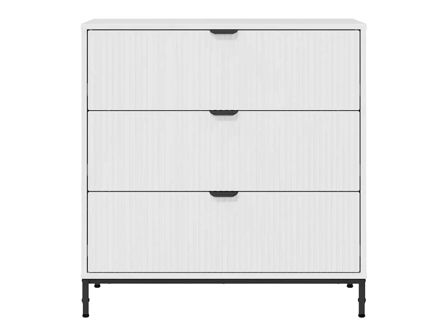 Vitrina Blanco brillante 79.5 x 33 x 82 cm Madera contrachapada