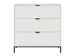 Vitrina con cajón Blanco 79.5 x 33 x 82 cm Madera contrachapada