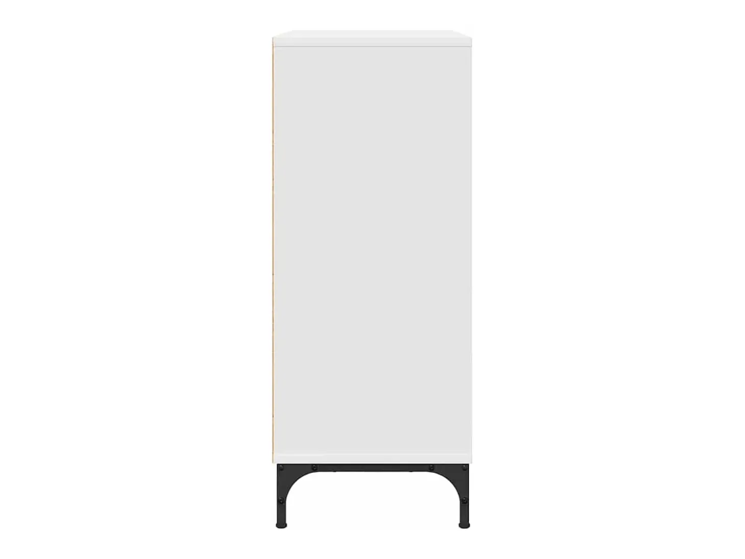 Vitrina con cajón Blanco 79.5 x 33 x 82 cm Madera contrachapada