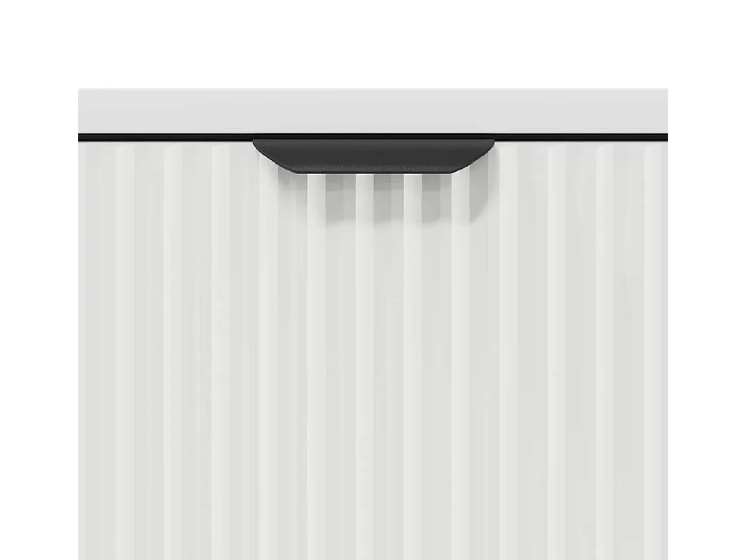 Vitrina con cajón Blanco 79.5 x 33 x 82 cm Madera contrachapada