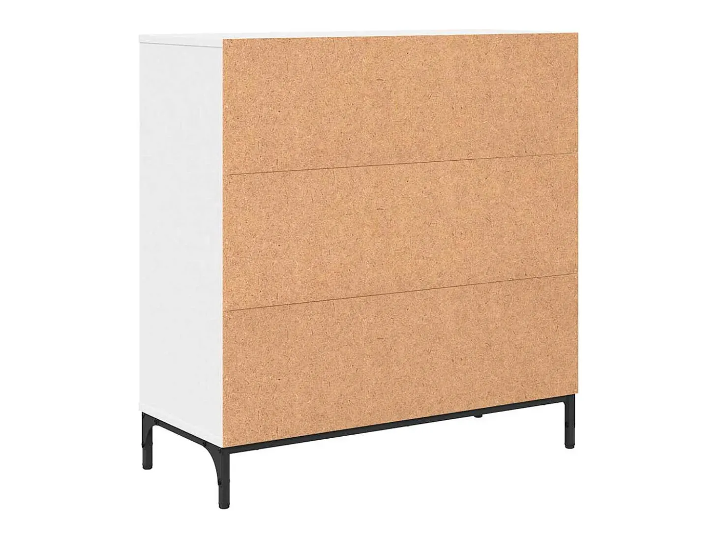 Vitrina con cajón Blanco 79.5 x 33 x 82 cm Madera contrachapada