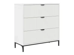 Vitrina con cajón Blanco 79.5 x 33 x 82 cm Madera contrachapada