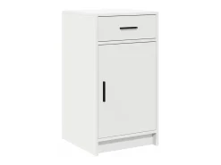 Vitrina con cajón Blanco 40 x 40.5 x 75 cm Madera contrachapada