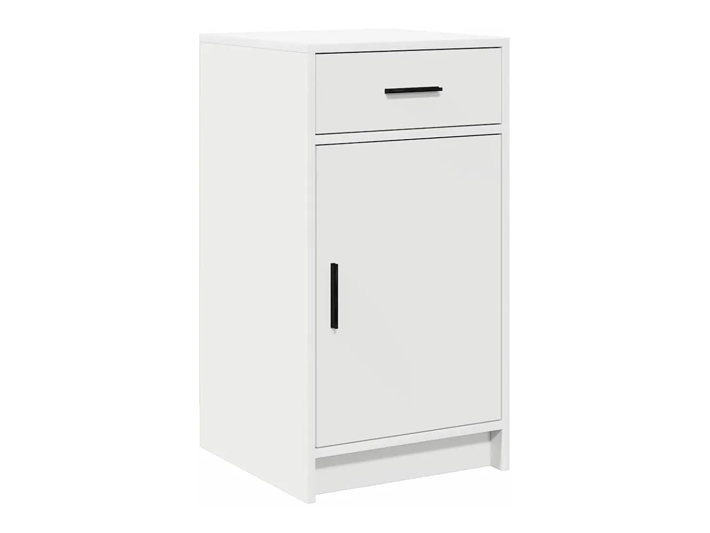Vitrina con cajón Blanco 40 x 40.5 x 75 cm Madera contrachapada
