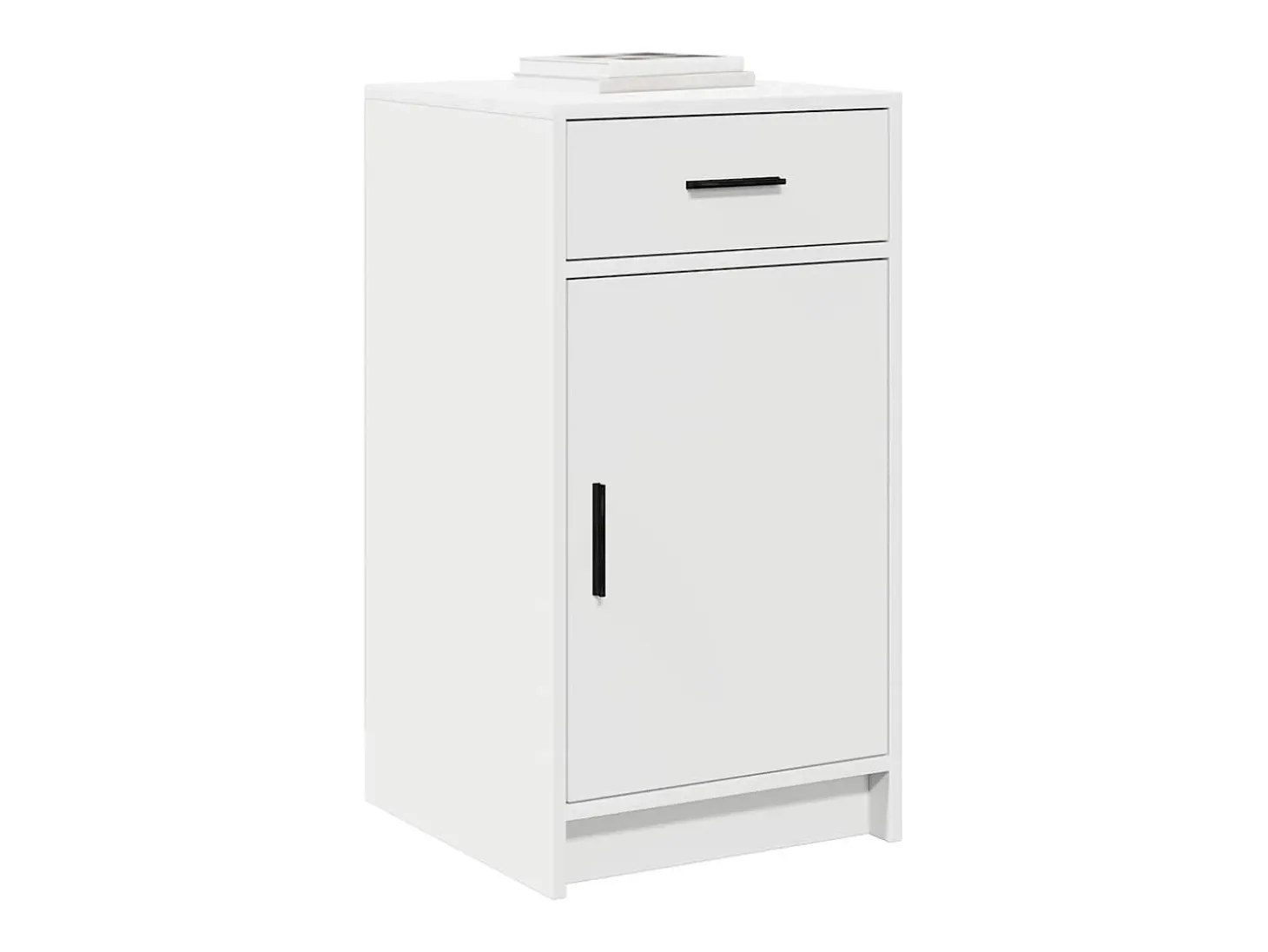 Vitrina con cajón Blanco 40 x 40.5 x 75 cm Madera contrachapada