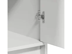 Vitrina con cajón Blanco 40 x 40.5 x 75 cm Madera contrachapada