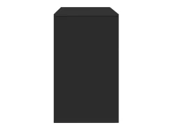 Vitrina con cajón Negro 120 x 41 x 75 cm Madera contrachapada