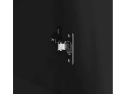 Vitrina con cajón Negro 120 x 41 x 75 cm Madera contrachapada