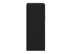 Vitrina con cajón Negro 60 x 30 x 75 cm Madera contrachapada