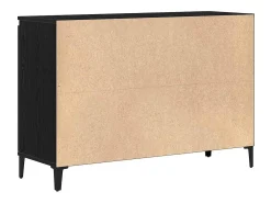 Vitrina con cajón Negro 104 x 35 x 70 cm Madera contrachapada