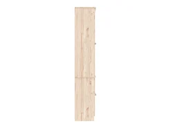 Vitrina de cristal ALTA 77x35x186,5 cm madera maciza de pino