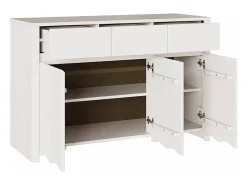 Vitrina Drammen 114 x 43 x 75.5 cm Madera maciza de Pino