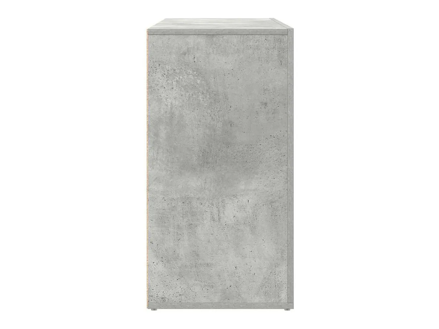 Vitrina Gris hormigón 120 x 36 x 69 cm Madera contrachapada