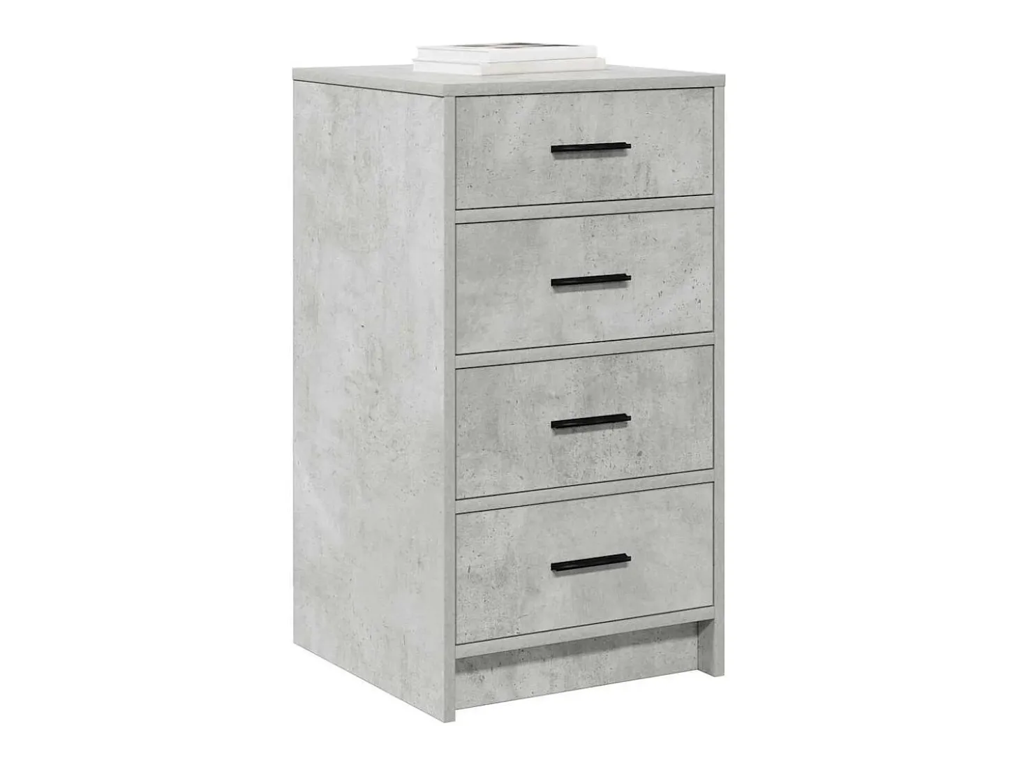Vitrina Gris hormigón 40 x 41 x 75 cm Madera contrachapada