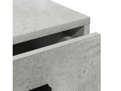 Vitrina Gris hormigón 40 x 41 x 75 cm Madera contrachapada