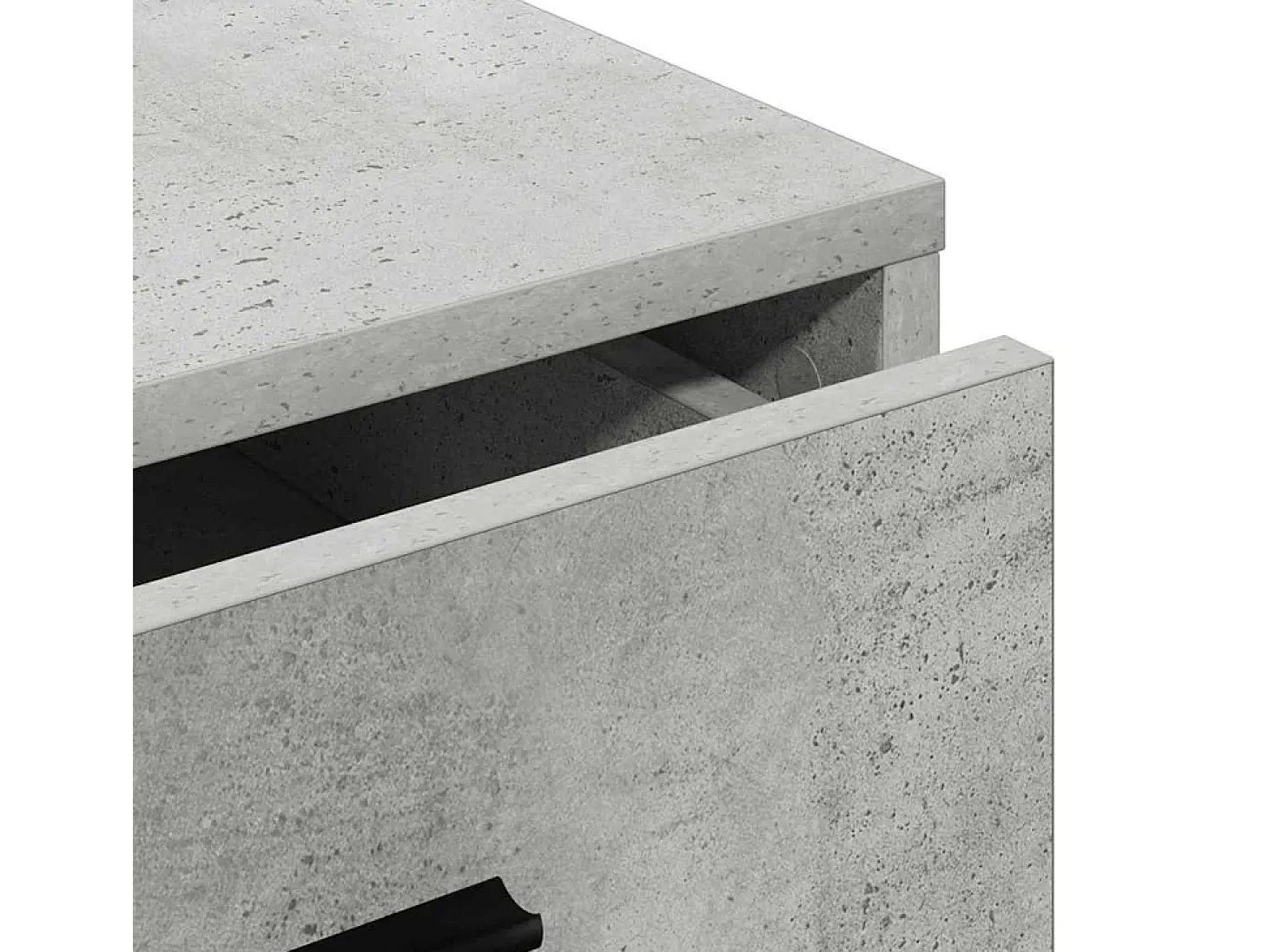 Vitrina Gris hormigón 40 x 41 x 75 cm Madera contrachapada
