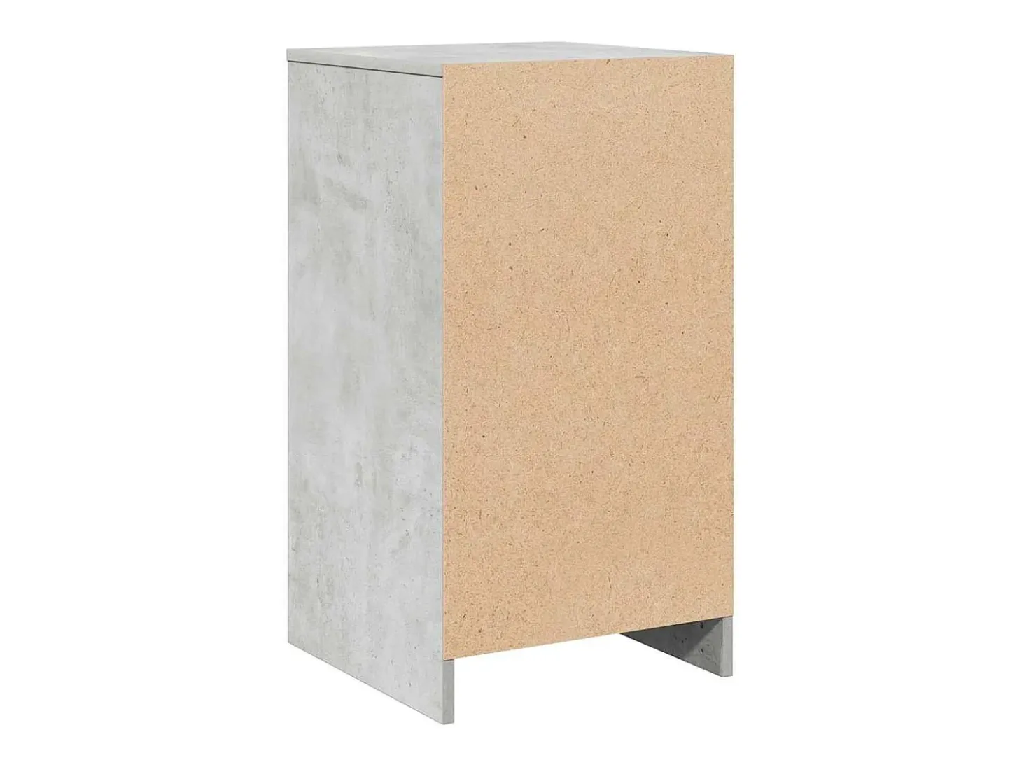 Vitrina Gris hormigón 40 x 41 x 75 cm Madera contrachapada
