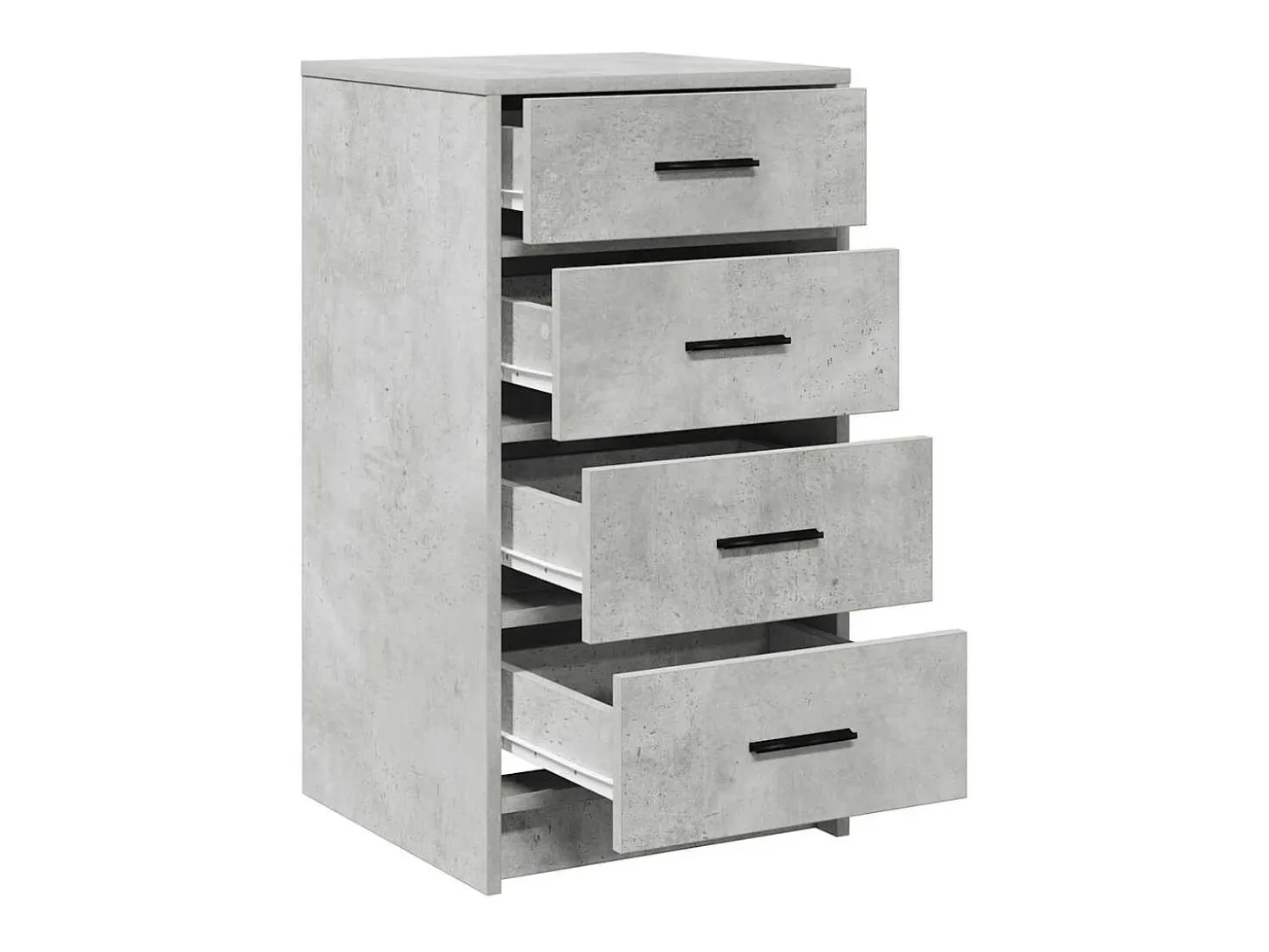 Vitrina Gris hormigón 40 x 41 x 75 cm Madera contrachapada