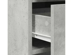 Vitrina Gris hormigón 40 x 41 x 75 cm Madera contrachapada