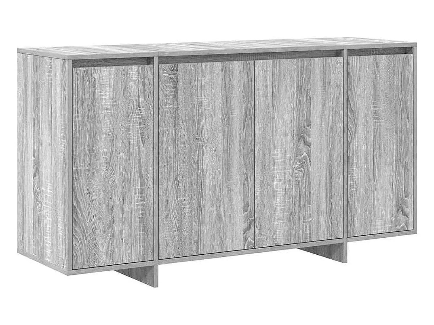 Vitrina Gris sonoma 135 x 41 x 69 cm Madera contrachapada