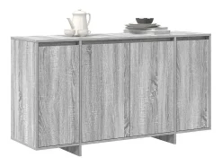 Vitrina Gris sonoma 135 x 41 x 69 cm Madera contrachapada