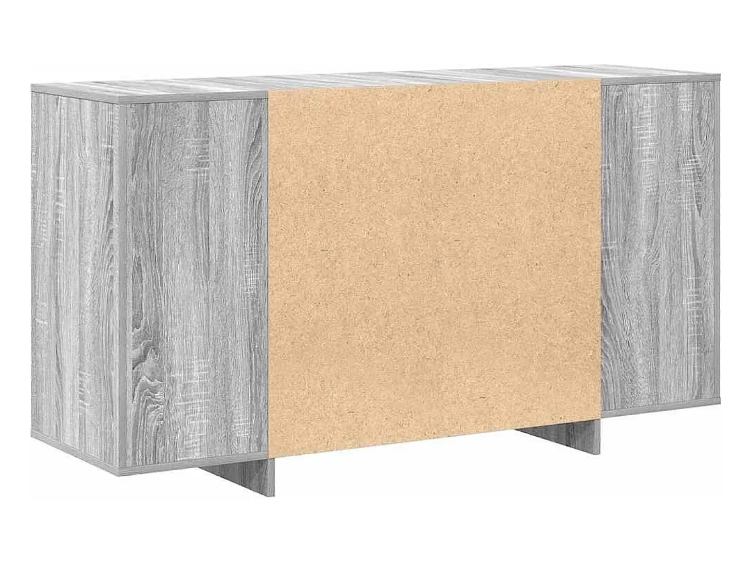Vitrina Gris sonoma 135 x 41 x 69 cm Madera contrachapada