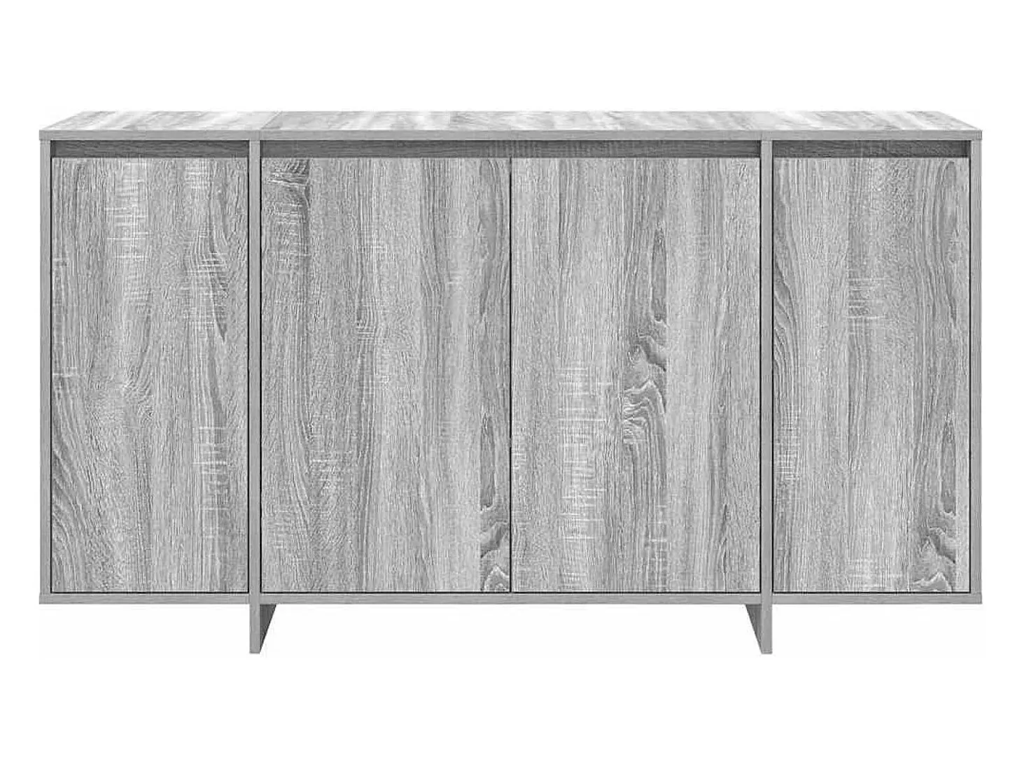 Vitrina Gris sonoma 135 x 41 x 69 cm Madera contrachapada