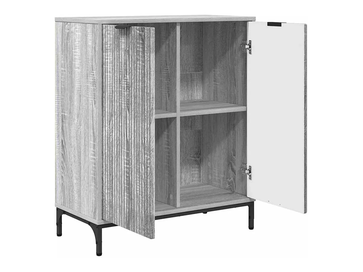 Vitrina Gris sonoma 69.5 x 33 x 82 cm Madera contrachapada