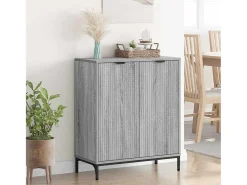 Vitrina Gris sonoma 69.5 x 33 x 82 cm Madera contrachapada